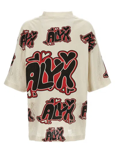 Shop Alyx 1017  9sm 'needle' T-shirt In Multicolor