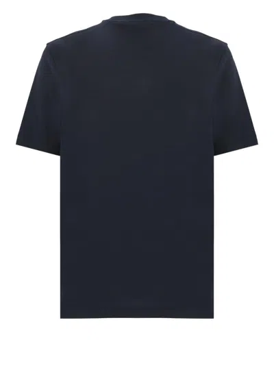 Shop Hugo Boss Boss Black T-shirts And Polos Blue