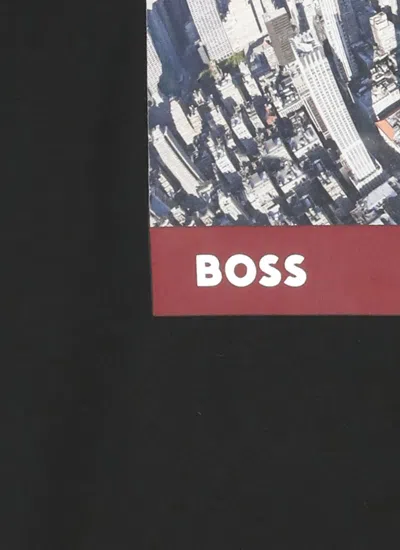 Shop Hugo Boss Boss Black T-shirts And Polos Black