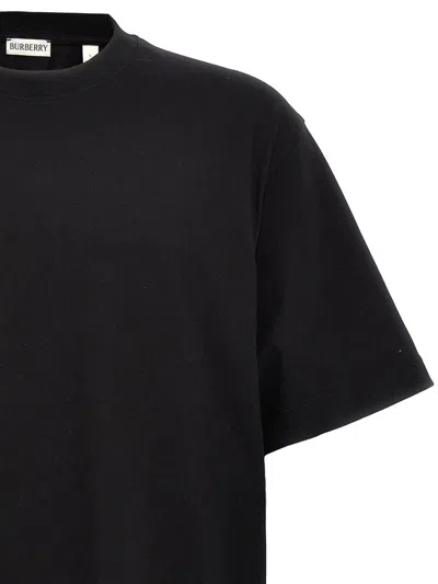 Shop Burberry 'shield' T-shirt In Black
