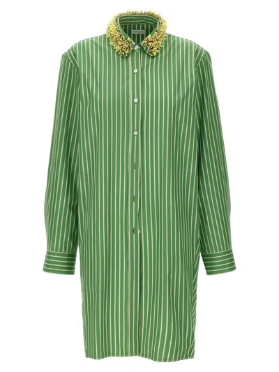 Shop Dries Van Noten 'calbero' Shirt In Green