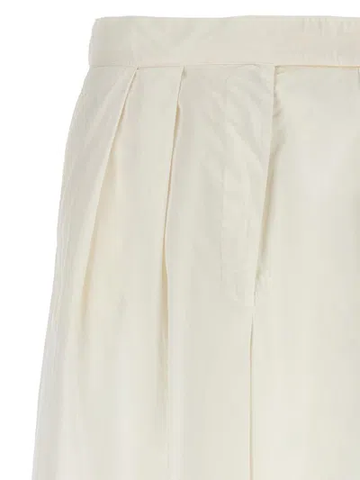 Shop Dries Van Noten 'pamplona' Trousers In White