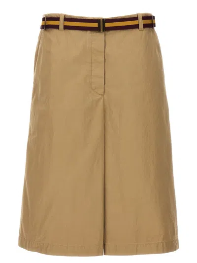 Shop Dries Van Noten 'sulia' Skirt In Beige