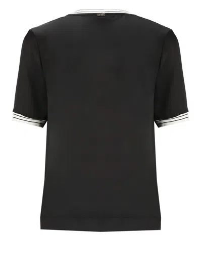 Shop Herno T-shirts And Polos Black