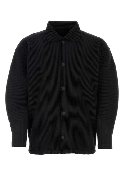 Shop Issey Miyake Homme Plisse'  Knitwear In Black