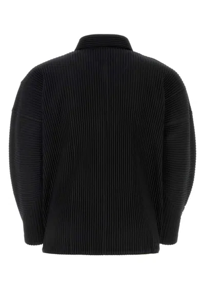 Shop Issey Miyake Homme Plisse'  Knitwear In Black