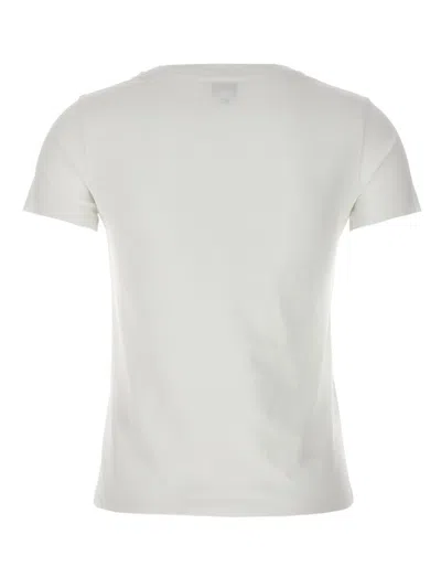 Shop Kenzo 'rose' T-shirt In White