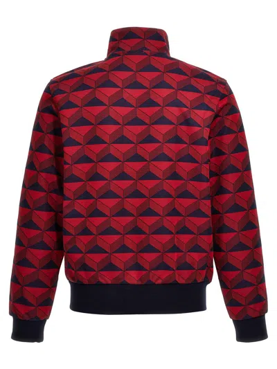 Shop Lacoste 'track' Sweatshirt In Multicolor