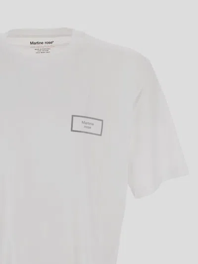 Shop Martine Rose T-shirts And Polos In White