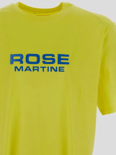 Shop Martine Rose T-shirts And Polos In Acidyellowrose