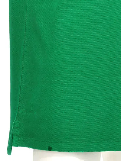 Shop Polo Ralph Lauren Logo Embroidery Polo Shirt In Green