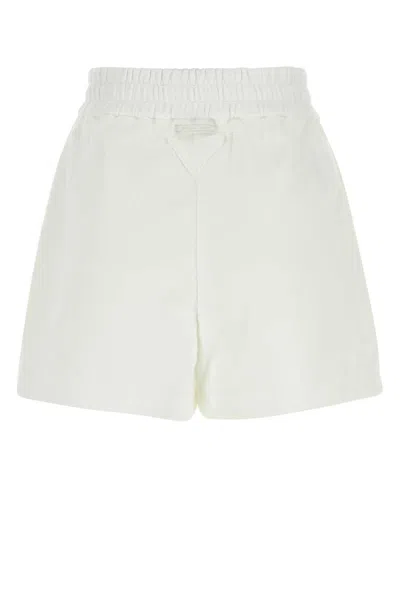 Shop Prada Shorts In White