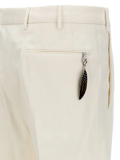 Shop Pt Torino 'carrot' Trousers In White