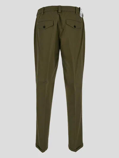 Shop Pt Torino Trousers In Green