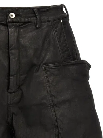 Shop Rick Owens 'stefan Cargo' Bermuda Shorts In Black