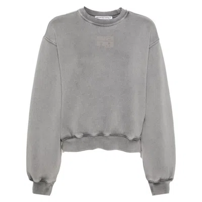 Shop Alexander Wang T T By -shirts In Grey