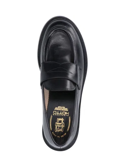 Shop Alexander Hotto Flat Shoes In Black