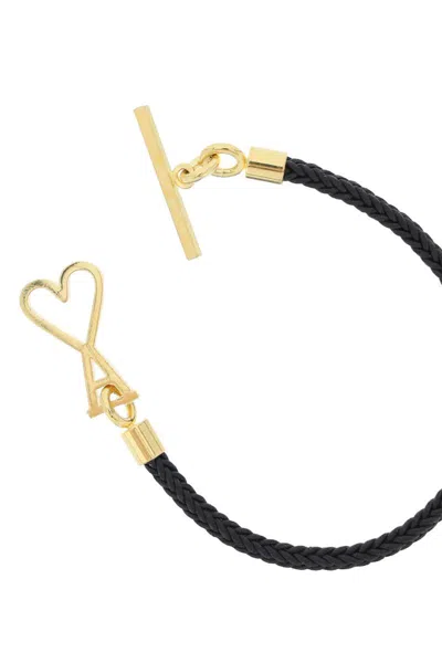 Shop Ami Alexandre Mattiussi Rope Bracelet With Cord In Multicolor