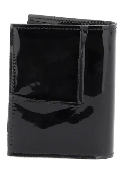 Shop Comme Des Garçons Comme Des Garcons Wallet Bifold Patent Leather Wallet In In Black