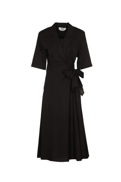 Shop Msgm Dresses Black
