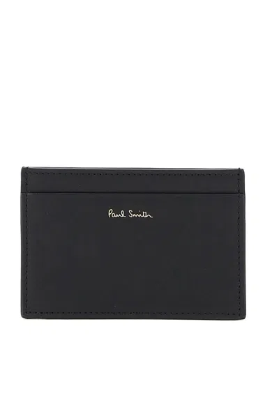 Shop Paul Smith Signature Stripe Cardholder In Black