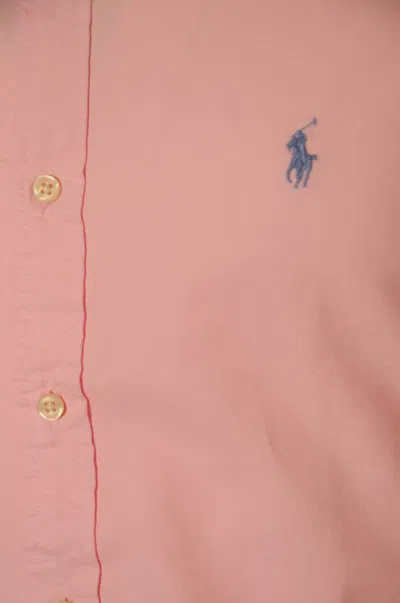 Shop Polo Ralph Lauren Shirts In Carmel Pink