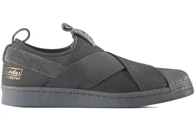 Pre-owned Adidas Originals Adidas Superstar Slip-on Utility Black Grey Five In Utility Black/utility Black/grey Five