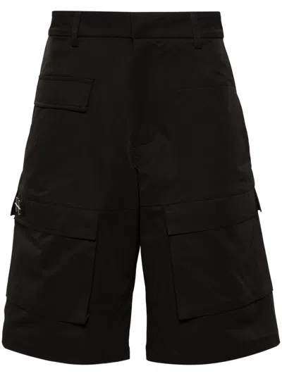 Shop Heliot Emil Cellulae Cargo Shorts - Men's - Polyester In Schwarz