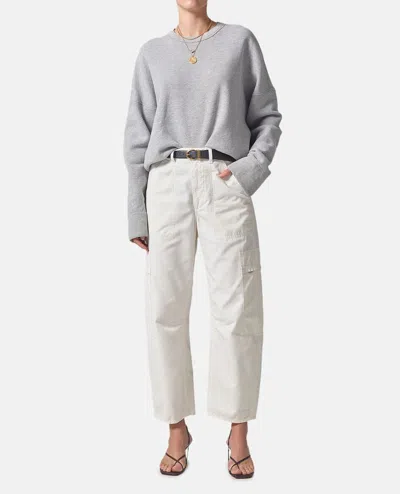 Shop Citizens Of Humanity Marcelle Cargo Pants In White