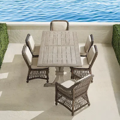 Frontgate Hampton 7-pc. Dining Set In Driftwood Finish