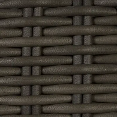 Frontgate Round Wicker Dark Gravel