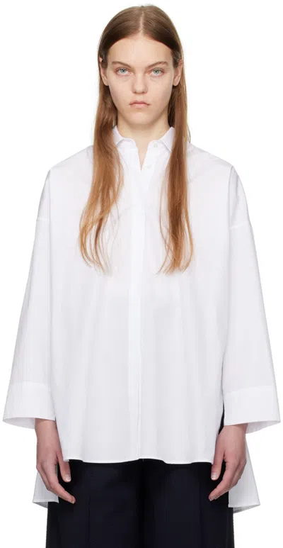 Shop Max Mara White Belt Shirt In 1 White