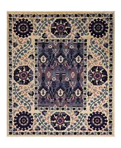 Shop Bloomingdale's Suzani M1779 Area Rug, 8'1 X 9'4 In Ivory
