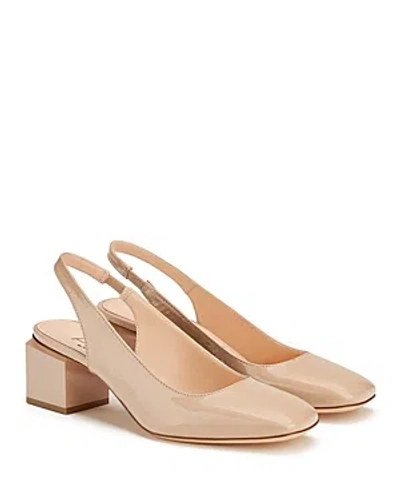 Shop Agl Attilio Giusti Leombruni Women's Angie Slip On Slingback High Heel Pumps In Basic