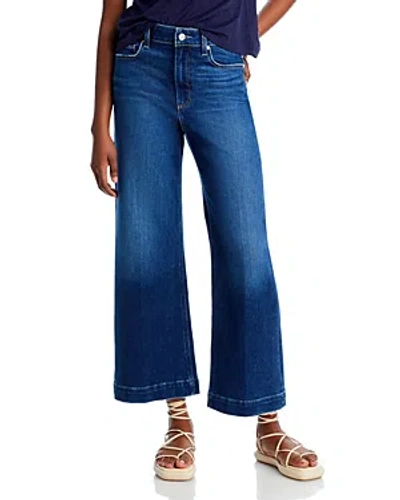 PAIGE ANESSA HIGH RISE ANKLE WIDE LEG JEANS IN FOREIGN FILM 