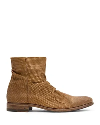 Shop John Varvatos Men's Morrison Sharpei Side Zip Boots In Clay Brown
