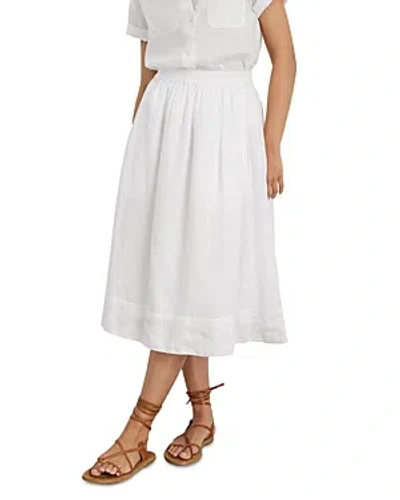 Shop Alex Mill Pull On Midi Skirt In White