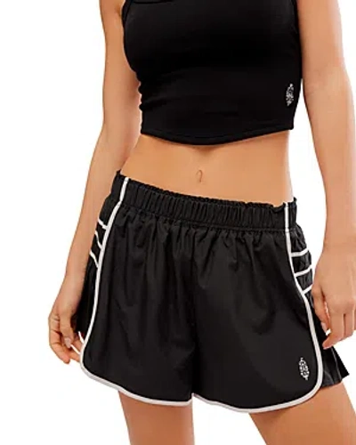 Shop Free People Easy Tiger Shorts In Black