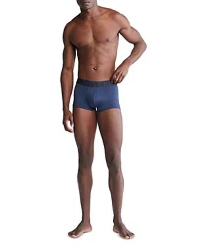 Shop Calvin Klein Intense Power Ultra Cooling Low Rise Trunks In Vn7 Blue S