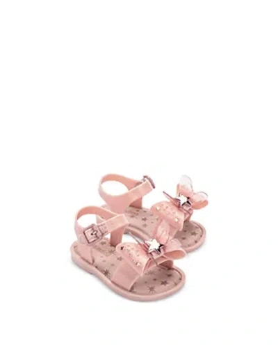 Shop Mini Melissa Girls' Star Sandals - Toddler In Pink Glitter