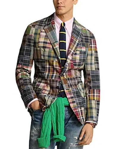 Shop Polo Ralph Lauren Soft Tailored Plaid Suit Jacket In Multi