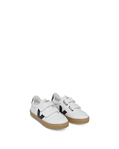 Shop Veja Unisex Esplar Low Top Sneakers - Toddler, Little Kid In White Black Natural