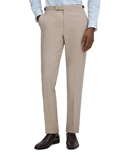 Shop Reiss Dillon Slim Fit Trousers In Stone