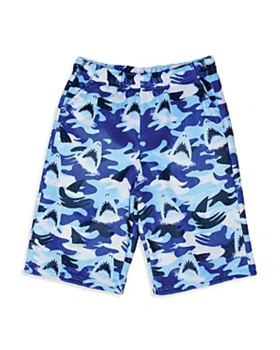 Shop Iscream Boys' Sharks Plush Shorts - Little Kid, Big Kid In Multi