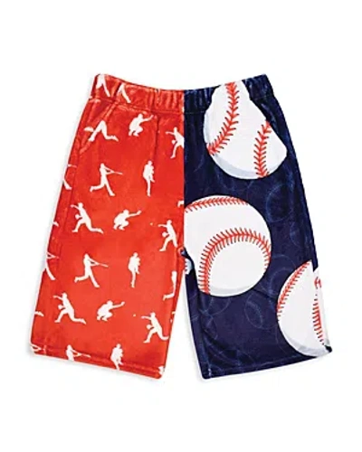 Iscream Boys' Home Run Board Plush Shorts - Big Kid In Multi