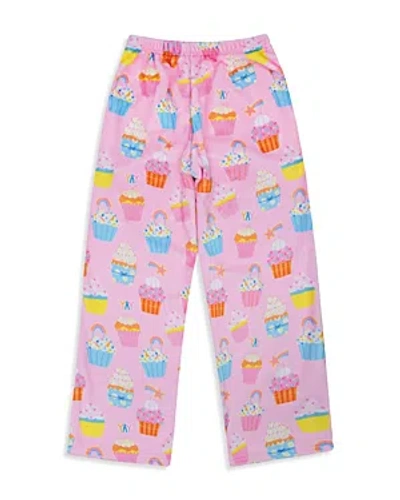 Iscream Girls' Cupcake Party Plush Pants - Big Kid In Multi