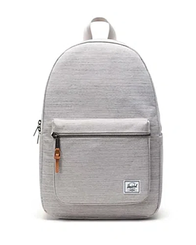 Shop Herschel Supply Co Settlement Backpack In Light Grey Crosshatch