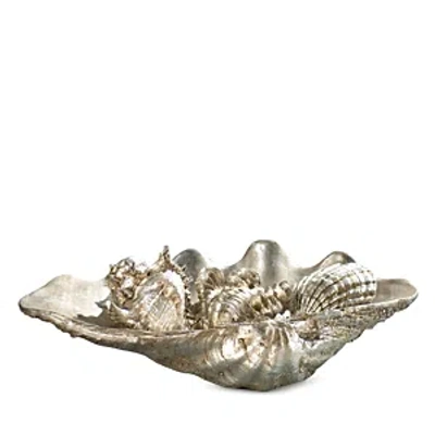 Shop Regina Andrew Medium Clam Shell And Small Shells In Silver