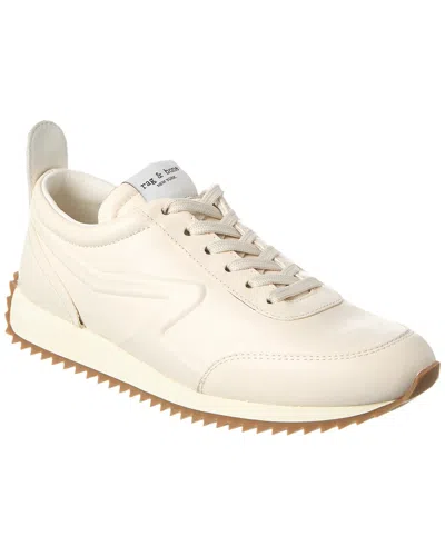 Shop Rag & Bone Retro Runner Leather Sneaker In White