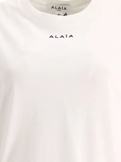 Shop Alaïa Alaia Top In White